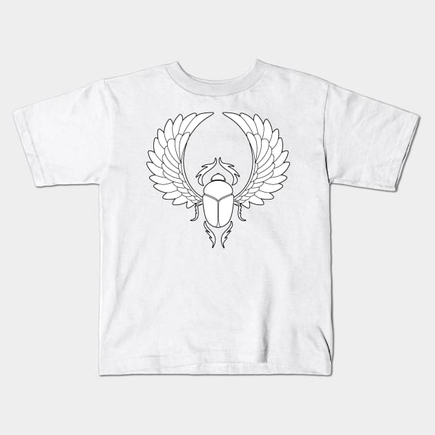 Scarab Kids T-Shirt by Not Too Shoddy